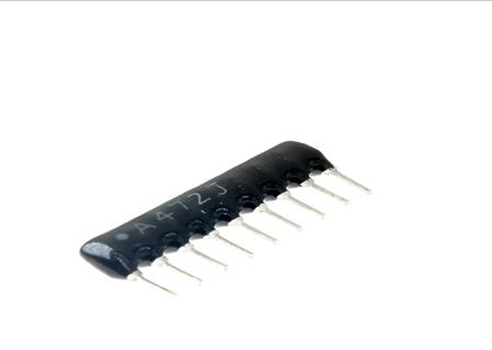 مقاومت آرایه ای 9 پین 4.7 کیلو اهم 1/8وات 2درصد Sip ARRAY 4.7K 1/8W 9PIN 2%