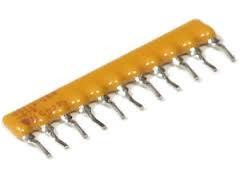 مقاومت 11 پین یک سر مشترک 5 کیلو اهم 2 درصد 5kohm 11pin sip 2%