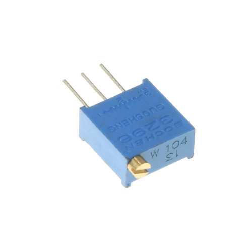 مقاومت مولتی ترن ایستاده 25 دوره 100 کیلو اهم 0.5 وات 10 درصد 3296W-1-104LF