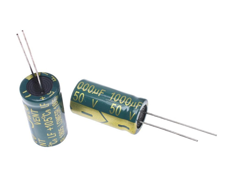 1000UF 50V 13X25 105C GREEN
