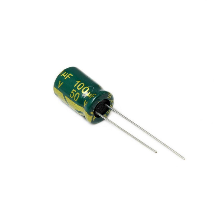 خازن الکترولیتی 100uF 50V 8x12mm سبز JWCO - خرید با قیمت ارزان