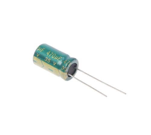 470UF 35V 10X17 105C GREEN