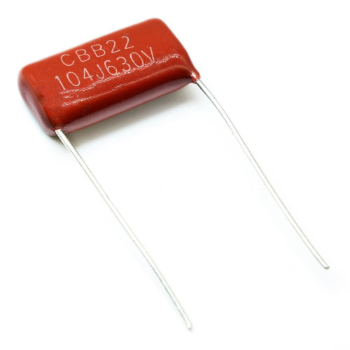 خازن پلی استر 100نانوفاراد 630ولت 100NF 630V P 15MM