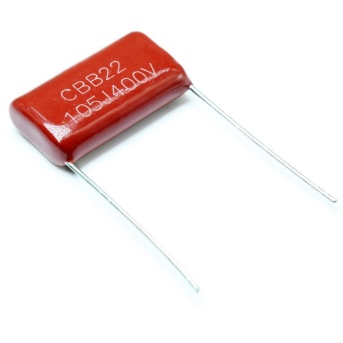خازن پلی استر 1میکروفاراد 400ولت 1UF 400V P 20MM