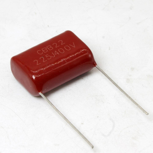 خازن پلی استر 2.2میکروفاراد 400ولت 2.2UF 400V P 20MM
