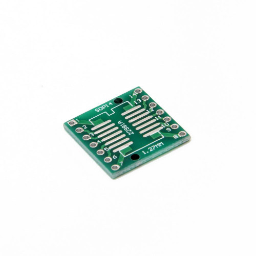 برد مبدل SMD14 به DIP14 با pitch 2.54mm – خرید ارزان