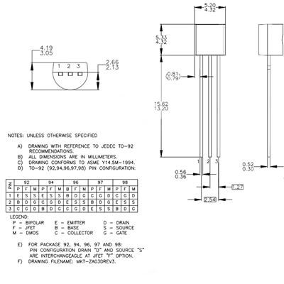 2SC945 P pinout
