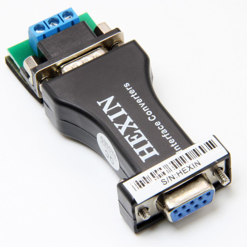 مبدل RS232 به RS485 HEXIN HXSP-485B ایزوله passive با رابط DB9 و ترمینال پیچشی