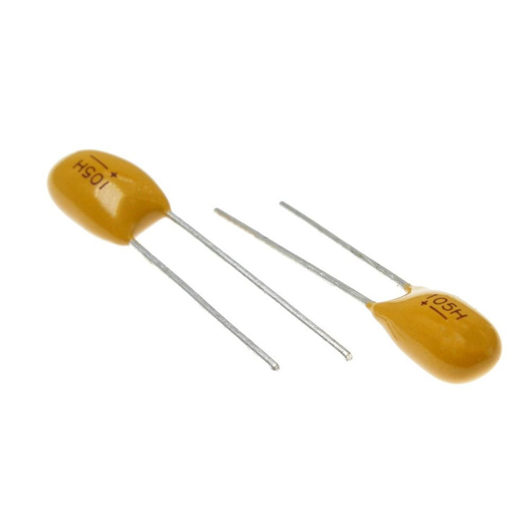 خازن تانتال 1UF 25V dip خرید فروش قیمت مناسب مشخصات دیتاشیت