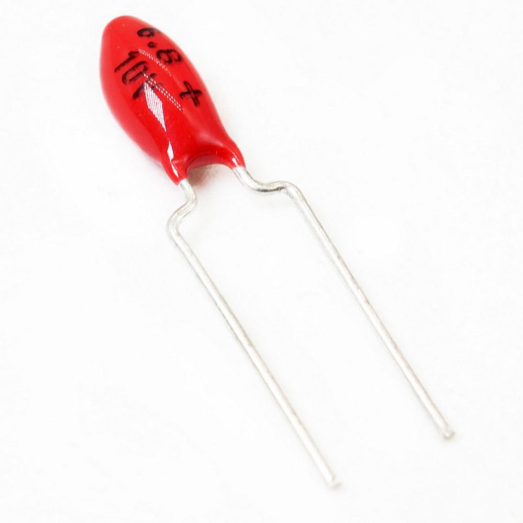 خازن تانتال 6.8UF 10V dip خرید فروش قیمت مناسب مشخصات دیتاشیت