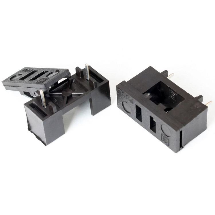 جای فیوز ترک سیاه 1.5سانتی متر FUSE HOLDER 5X20 1.5CM