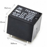 رله 12ولت 7آمپر 1کنتاکت 5پین میلون RELAY 12V 7A 1C 5PIN