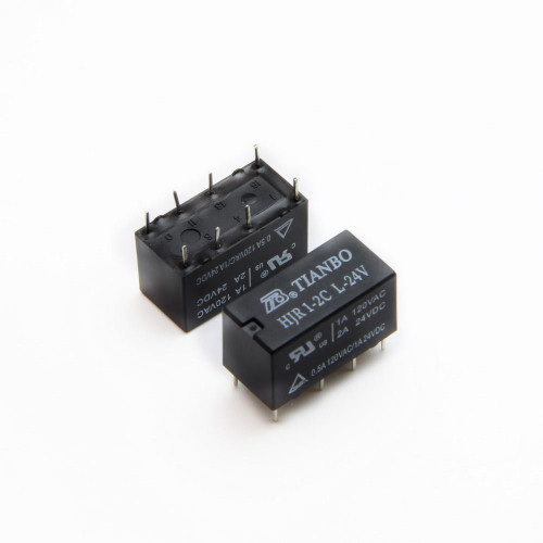 رله 24ولت 1آمپر 2کنتاکت 8پین مخابراتی RELAY 24V 1A 2C 8PIN