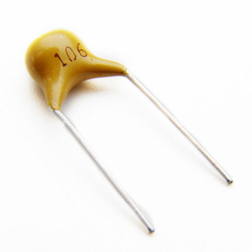 خازن 10میکروفاراد 50ولت 10درصد 10UF 50V 10% 5MM