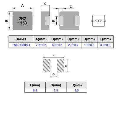 سلف 10 میکرو هانری 7.3*6.6*2.8 SMD
