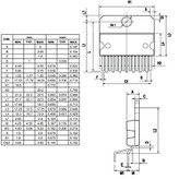 آی سی L298N پکیج Multiwatt-15