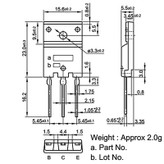 ترانزیستور 2SC5587 پکیج TO-3PF
