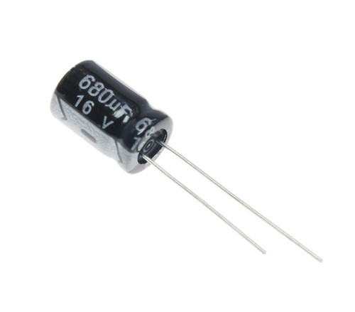 680UF/16V 8X12 105C BLACK