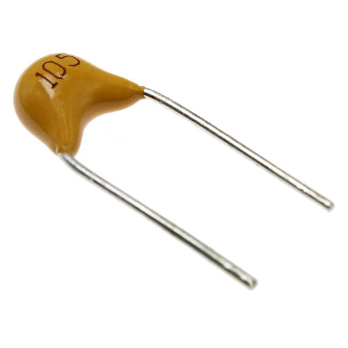 خازن الکترولیت مولتی لایر 1میکروفاراد 50ولت 10درصد 1UF 50V 10% 5MM