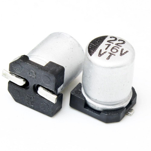 خازن الکترولیت اس ام دی 22میکروفاراد 16ولت 22UF 16V SMD 4X5.4MM
