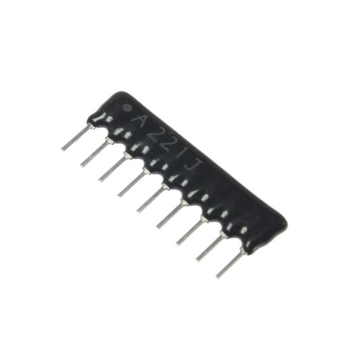 مقاومت آرایه ای 220 اهم 9پین ARRAY 220OHM 9PIN