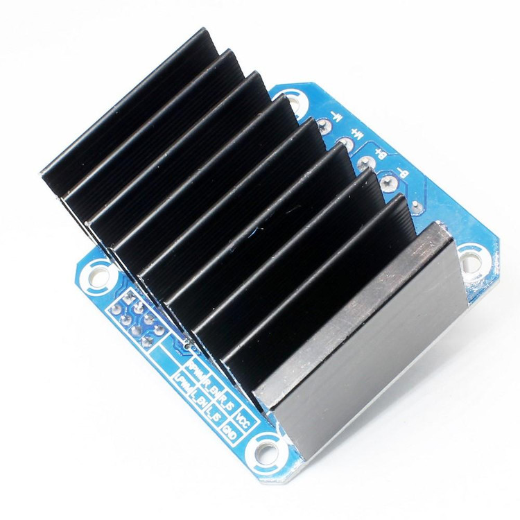 ماژول درایور موتور BTS7960 43 آمپر H-Bridge - خرید ارزان با PWM 25kHz و حفاظت حرارتی