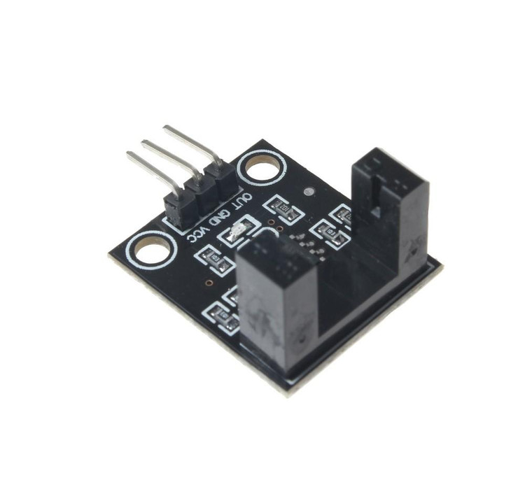 alt="ماژول شمارنده نوری OPTO COUNTER 10MM LM393 با شیار ۱۰ میلیمتری برای شمارش پالس"