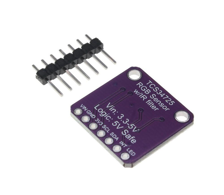 اتصالات I2C ماژول TCS34725 برای آردوینو – ابعاد ۲۰x۲۰mm