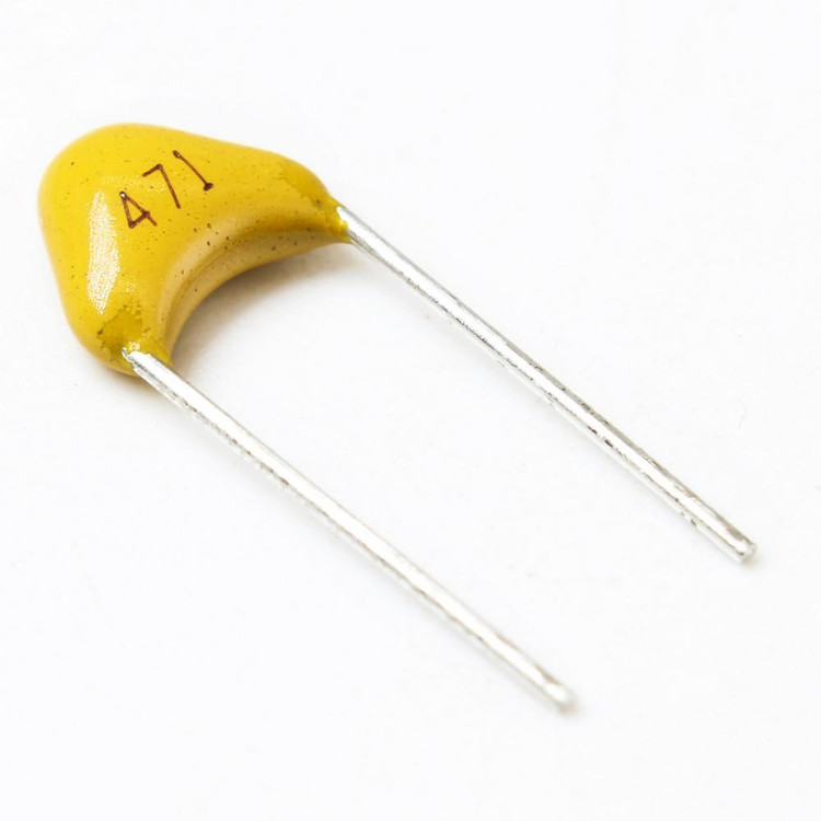 خازن مولتی لایر 470پیکوفاراد 50ولت 10درصد 470PF 50V 10% 5MM