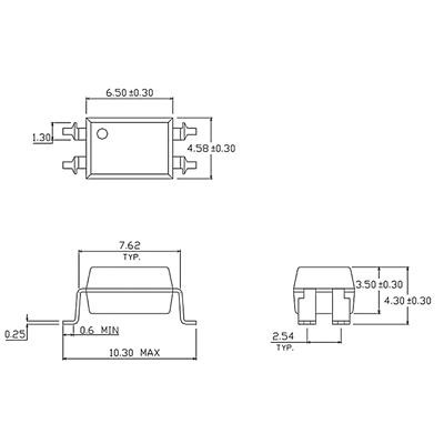 SFH6206 2T pinout