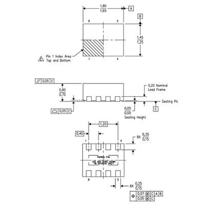 آی سی W25Q256JVEIQ پکیج WSON-8