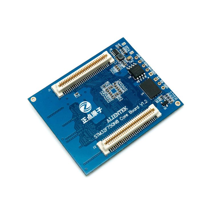 alt="برد Core Board STM32F750 ARM Cortex-M7 با رابط USB و Ethernet - موجود در E366"