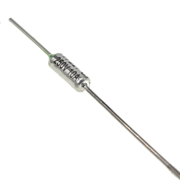 فیوز حرارتی 227 درجه سانتیگراد 10 آمپر THERMAL FUSE 227C 10A 250V