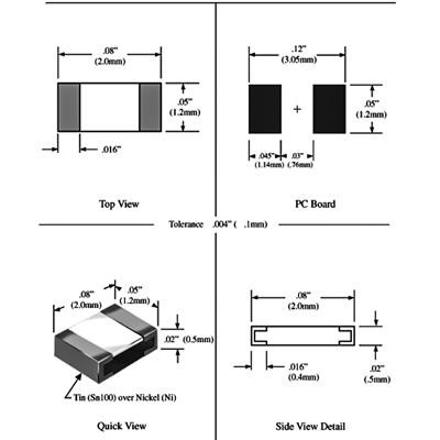 PHOTOTRANSISTOR 0805 C pinout