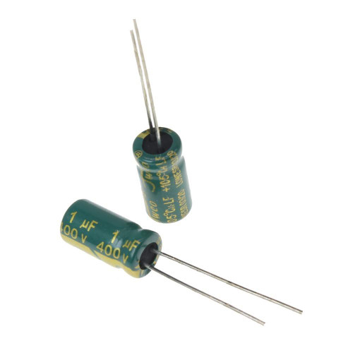 1UF/400V 6.3X12 105C GREEN