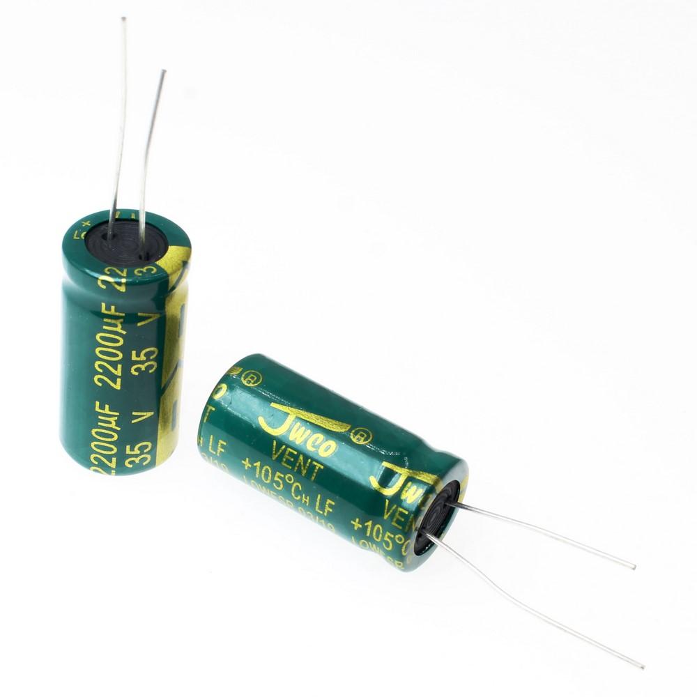 2200UF/35V 13X25 105C GREEN