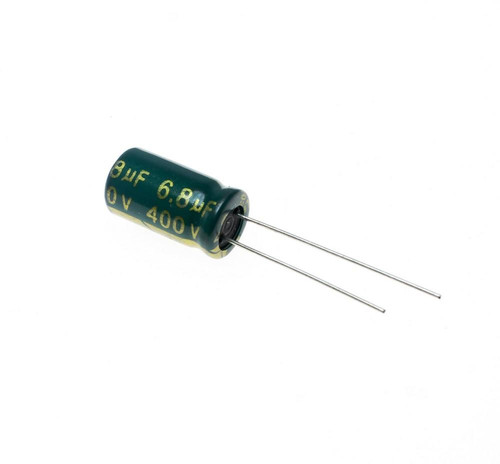 6.8UF/400V 8X14 105C GREEN
