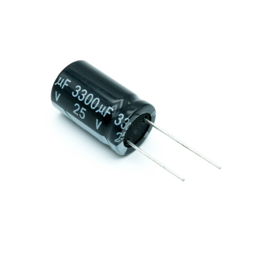 خازن الکترولیت 3300میکروفاراد 25ولت 3300UF 25V 16X25 105C BLACK
