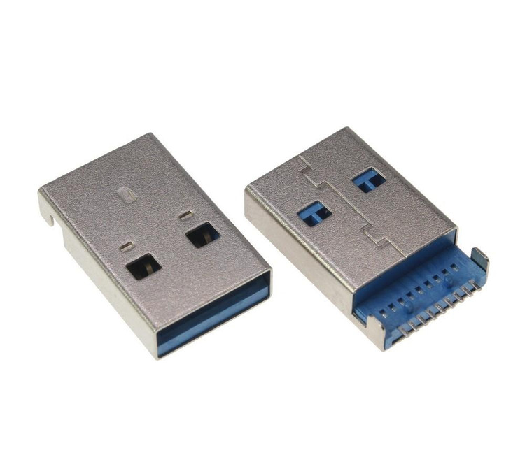 خرید کانکتور USB 3.0 Type A SMT با کلیپ آهن بدنه ⚡️ موجود + بهترین قیمت