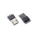 خرید کانکتور Micro USB Male لحیمی آهنی ↔️ موجود ✅ قیمت عالی + اصل!
