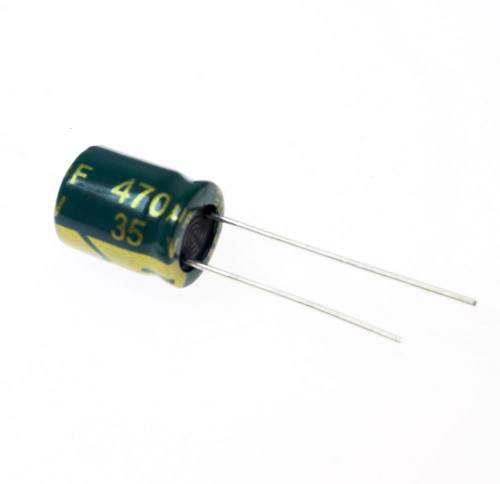 470UF/35V 10X13 105C GREEN