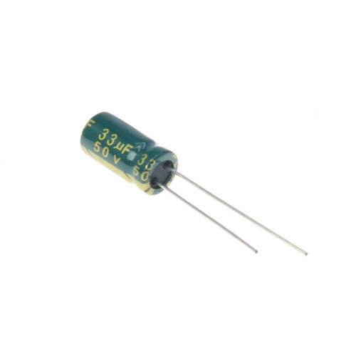 33UF/50V 6.3X12 105C GREEN