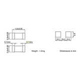 مقاومت 9.53 کیلواهم 1درصد 9.53Kohm smd 1% 0805
