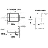 فست دیود US5M پکیج DO-214AB (SMCJ)