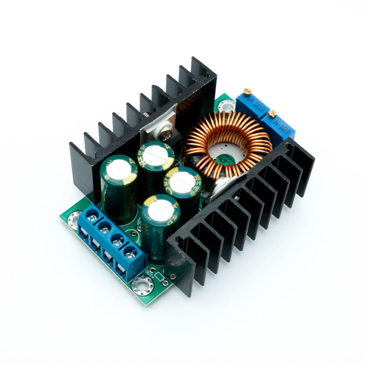 ماژول XL4016 کاهنده DC-DC 9 آمپر 300 وات با هیتسینک آلومینیومی