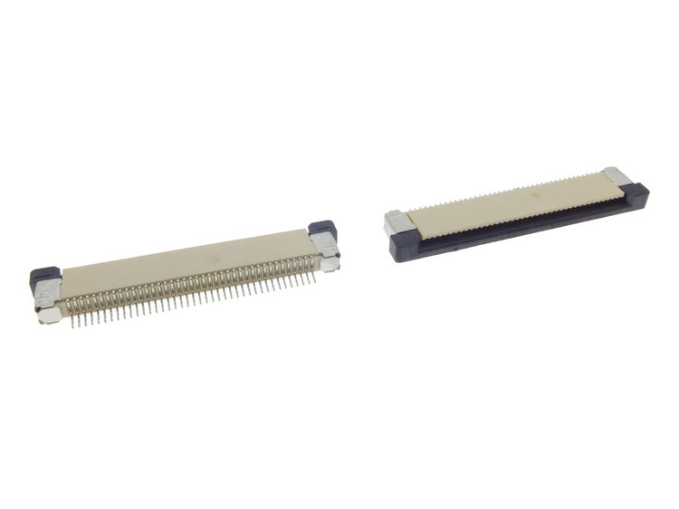 کانکتور اف پی سی 18 پین 0.5mm Top Sliding برند Amphenol FCI با مکانیزم لغزنده بالایی، تماس Top Contact و گام 0.5 میلیمتر – خرید کانکتور FPC 18P 0.5mm اورجینال در ایران