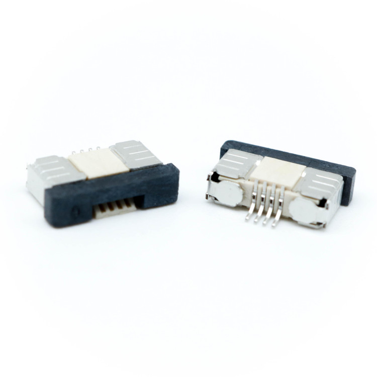 کانکتور FPC 4 پین 0.5mm Down Sliding برند Amphenol FCI با مکانیزم کشویی پایین، نصب SMD، مناسب اتصال کابل فلت در نمایشگر و تاچ اسکرین – خرید کانکتور اف پی سی ۴ پین ۰.۵ میلیمتر اصل
