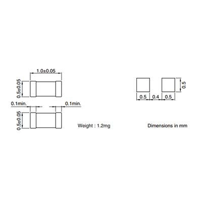 مقاومت 0.47 اهم 0.47ohm smd 5% 0805
