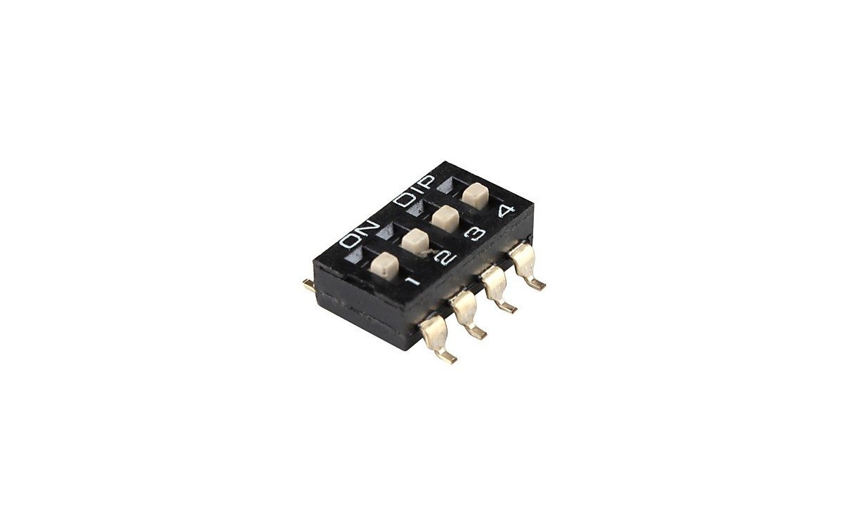 دیپ سوئیچ 4 تایی SMD