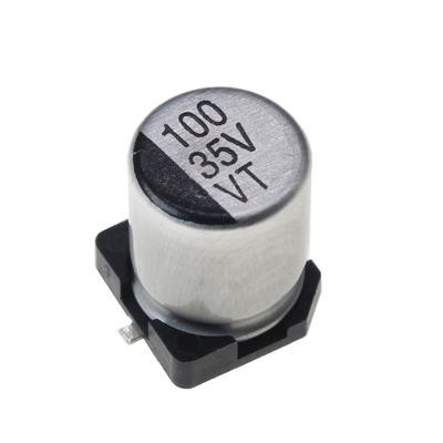 خازن الکترولیت اس ام دی 100 میکرو فاراد 35 ولت